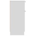 vidaXL Komoda biela 30x30x70 cm spracované drevo