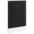 vidaXL Dvierka na umývačku Kalmar Čierny dub 45 x 1,5 x 57 cm