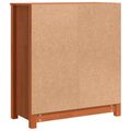 vidaXL Servírovacia skriňa Včelí hnedý 70 x 35 x 80 cm