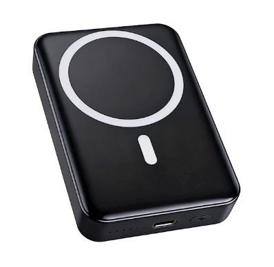 PowerBank s bezdrôtovým nabíjaním MagSafe BWOO BO-P59 20W 10000 mAh čierna