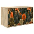 vidaXL Nástenný TV kabinet ZAANDAM 69 x 33 x 40 cm Dub sonoma