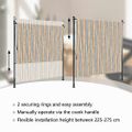 vidaXL Vonkajšia roleta žlto-biela 200x270 cm látka a oceľ