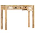 vidaXL Konzolový stolík 110x30x75 cm masívne mangoníkové drevo