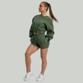 Dámska mikina Lunar Cropped Cedar Green - STRIX, veľkosť XS, veľkosť oblečenia XS