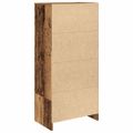 vidaXL skriňa so zásuvkou Old Wood 55,5x34x119,5 cm Engineered Wood