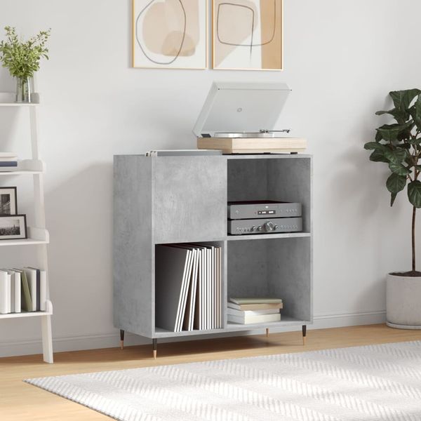 vidaXL Skrinka na platne betónovosivá 84,5x38x48 cm kompozitné drevo