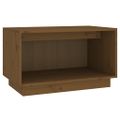 vidaXL TV skrinka medovo-hnedá 60x35x35 cm masívna borovica