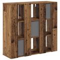 vidaXL Servírovacia skriňa Staré drevo 73,5 x 24 x 69,5 cm