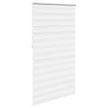 vidaXL Zebrová roleta 120,9x230 cm Šírka látky 116,7 cm biela