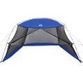 vidaXL Stan s moskytiérou so strechou Azúrová modrá 380 x 380 x 225 cm