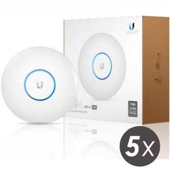 UBNT UniFi AP AC PRO 2,4GHz/5GHz 5pck, PoE nie je súčasťou balenia