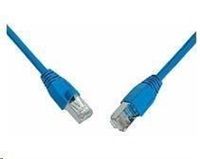 Solarix - patch kabel CAT5E SFTP PVC 1m modrý