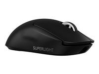 Myš - hranie - optická - 5 tlačidiel - bezdrôtová - 2,4 GHz - prijímač USB Logitech LIGHTSPEED - čierna