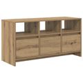 vidaXL TV skrinka 102 x 37,5 x 52,5 cm Dub artisan Kompozitné drevo