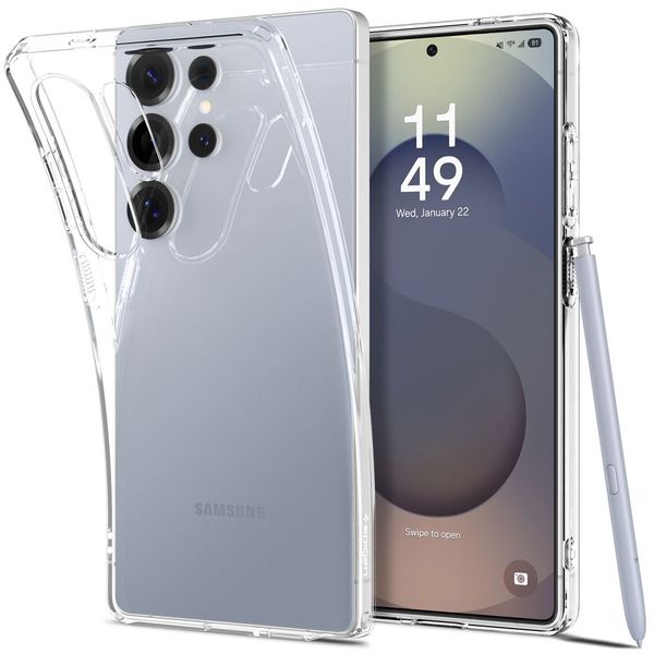 Spigen Liquid Crystal case pre Samsung Galaxy S25 Ultra Crystal Clear
