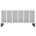 vidaXL Skrinka na platne biela 100x38x48 cm kompozitné drevo