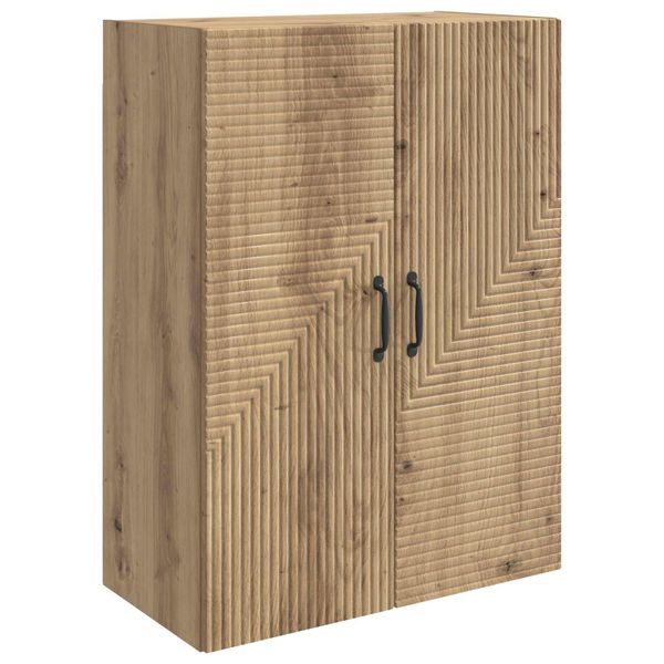 vidaXL Nástenná skrinka Dub artisan 66 x 34,5 x 90 cm Kompozitné drevo