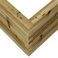vidaXL Záhradný kvetináč 60x60x45,5 cm impregnovaná borovica