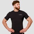Kompresné tričko Mid Black - GymBeam, veľkosť L