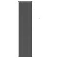 vidaXL Žalúzia Strieborná šedá 213 x 60 cm 25 mm PVC