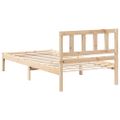 vidaXL Rám postele Hnedá 80 x 200 cm Masívne borovicové drevo