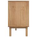 vidaXL Komoda OTTA 114x43x73,5 cm, borovicový masív