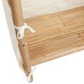 vidaXL Šatníková skriňa 110x45x170 cm bambus