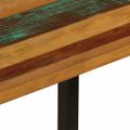 vidaXL Jedálenský stôl 115x55x76 cm, recyklovaný masív a oceľ