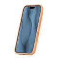 Silicone Thin Mag case for iPhone 17 6,3" / 18 6,3" caramel