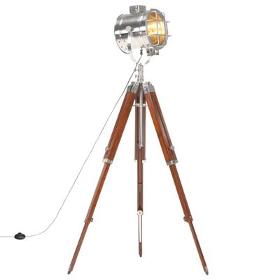 vidaXL Lampa na statíve, mangový masív 165 cm