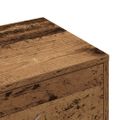 vidaXL Komoda so 6 zásuvkami, staré drevo 50x34x96cm, kompozitné drevo