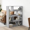 vidaXL Deliaca stena sivá sonoma 100x33x125,5 cm kompozitné drevo