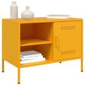 vidaXL TV skrinky 2 ks horčicovo-žlté 68x39x50,5 cm oceľ