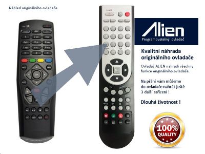 Diaľkový ovládač ALIEN STB Dreambox 520 HD