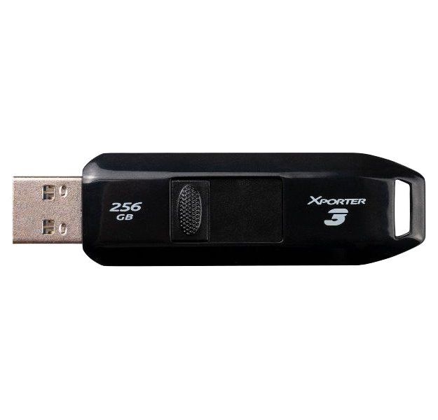 Patriot Xporter 3 Slider/256GB/USB 3.2/USB-A/Čierna Flashdisk, 256GB, USB 3.0, vysúvací, plast, čierny