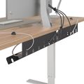 vidaXL Úložný box na káble pod stôl 2 ks Čierna 44 x 11,5 x 13,5 cm