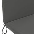 vidaXL Vankúš na slnečné ležadlo GEMERT 100% polyester Antracitová