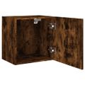 vidaXL TV nástenné skrinky 2 ks dymový dub 40,5x30x40 cm kompoz. drevo
