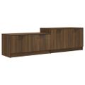 vidaXL TV skrinka hnedý dub 158,5x36x45 cm spracované drevo