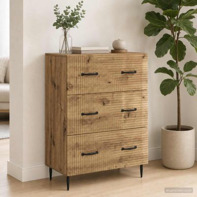 vidaXL Zásuvkový kabinet 66 x 34,5 x 89,5 cm Kompozitné drevo