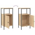 vidaXL Nočné stolíky 2 ks dub sonoma 41x31x80 cm kompozitné drevo