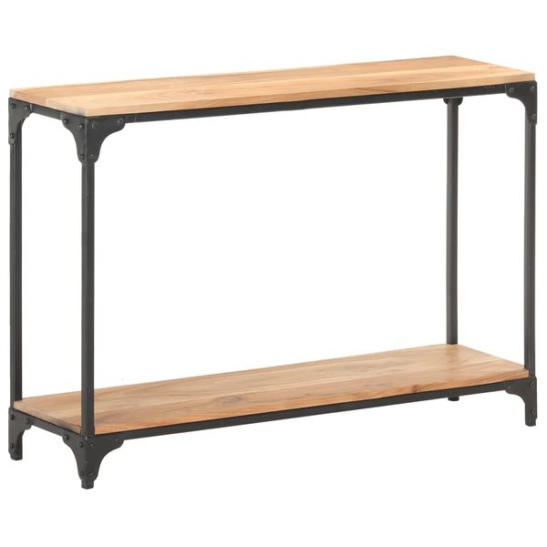 vidaXL Konzolový stolík 110x30x75 cm akáciový masív