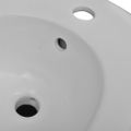 Set biele keramické závesné WC s bidetom