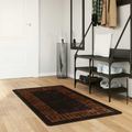 vidaXL Behúň MARSA Čierna 100 x 200 cm Polyester a PVC