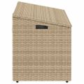 vidaXL Záhradný úložný box béžový 110x50x58 cm polyratan