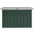 vidaXL Záhradný úložný box zelený 109x67x65 cm