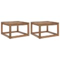 vidaXL Záhradné stoly z paliet 2 ks 60x60x36,5cm impregnovaná borovica