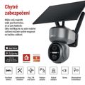GoSmart vonkajšia otáčacia kamera IP-6000 OWL s 4G/LTE, sivá