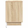vidaXL Nočný stolík Sonoma dub 50 x 34,5 x 50 cm Kompozitné drevo