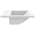 vidaXL Granitové umývadlo 600x450x120 mm biele